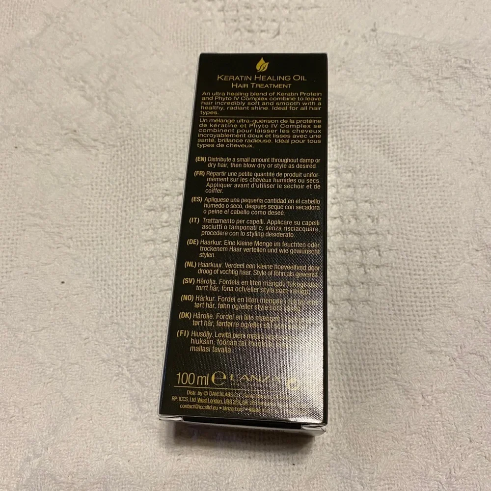 Lanza Keratin Healing Oil Hair Treatment 3.4 oz